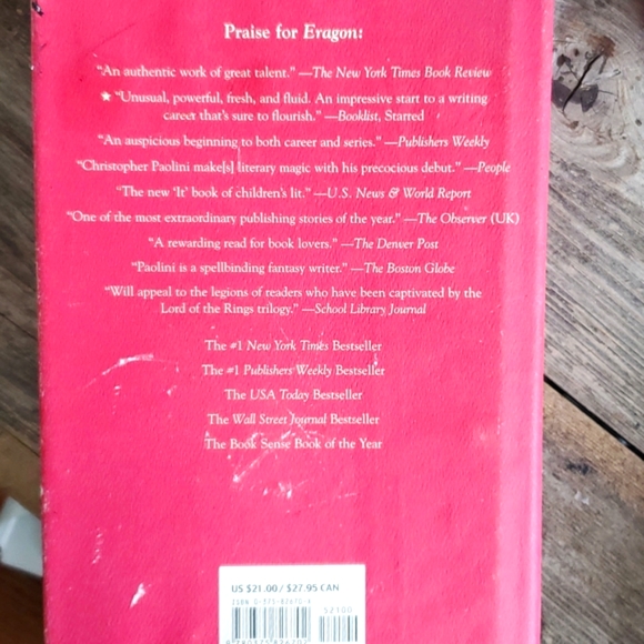 Two book set: Eragon & Eldest, by Christopher Paolini - Picture 7 of 9
